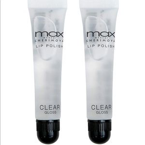 Pack of 2 Cherimoya MAX Makeup Clear Lip Polish